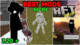 TOP 3 best modsaddons for mcpe and mcbe mediafıre download [upl. by Angeline]