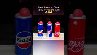 Pepsi Redblue and coca vs hot ball dangerous fun😯 ball shorts [upl. by Nicole905]