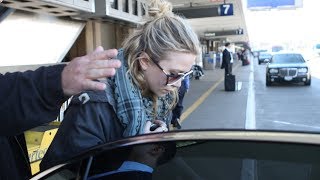 03052009  MaryKate arrives at LAX airport [upl. by Amalia946]