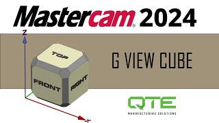 Mastercam 2024 Rollout Part 1 G View Cube [upl. by Holt]