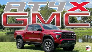 2023 GMC Canyon AT4X Test Drive Review Luxury Meets Rugged [upl. by Llerrac]