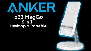 Anker MagGo 633  Desktop and Portable MagSafe Charger [upl. by Odranoel35]