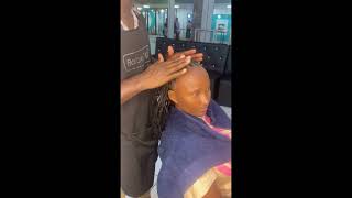 subscribedreadlocks hairstyle tutorialseasy dread braid stylesdreads in plaitscoiffure locs [upl. by Trixi]