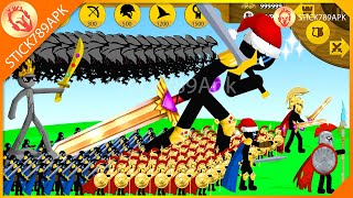 GRIFFON XIPHOS x9999 ECLIPSOR XIPHOS ATREYOS VS GIANT BOSS ICE  Stick War Legacy Mod  Stick789Apk [upl. by Scopp]