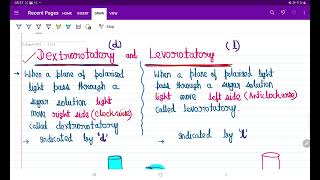 dextrorotory and levorotatory neet biomolecules carbohydrate [upl. by Hadsall]