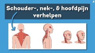 Schouder Nek Hoofdpijn structureel en BLIJVEND oplossen [upl. by Nirehtac538]