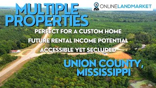 Multiple Properties • MS370 Guntown MS 38849 • UNION COUNTY • Online Land Market [upl. by Chema]