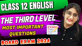 The third level class 12 question answers [upl. by Brunk779]