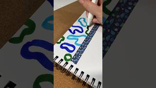 Satisfying ASMR Marker Sounds 😋 sketchbook doodleart relaxingsounds [upl. by Elijah155]