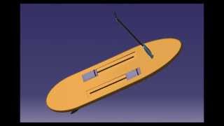 Foot Paddle Board  entre ski de fond et stand up paddle [upl. by Dekeles24]