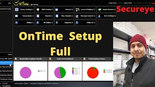 Secureye Ontime Software Ontime Software Installation  Ontime Biometric Software  Attendance [upl. by Meece]