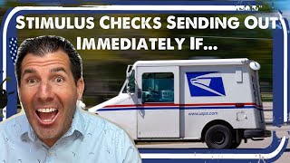 Stimulus Checks Sending Out Immediately If… Including Social Security SSDI SSI Low Income [upl. by Dlaregztif719]