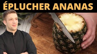 Comment éplucher et couper un ANANAS [upl. by Ahiel]