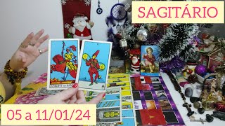 ♐ SAGITÁRIO ⦁ 05 a 110124 ⦁ 💡🦁 VOCÊ JÁ SABE A VERDADE NA DÚVIDA AGUARDE UMA INFO IMPORTANTE [upl. by Carlotta]