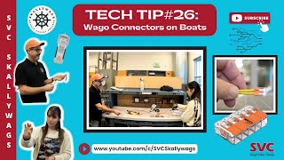 Tech Tip26 Wago Connectors on Boats [upl. by Eelyac]