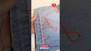 How to change the length of trouser legs with enlarged trouser legs simple and beautiful [upl. by Colon]