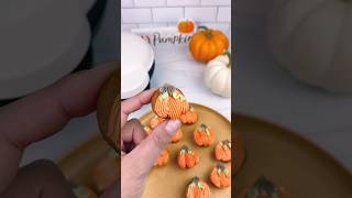 Fall in love with these adorable mini pumpkin cupcakes 🎃🧁 cupcakespumpkin fallvibes [upl. by Neeron311]