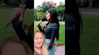 BLAIRE WHITE ASKS TRUMP OR KAMALA reaction truth based politics trump kamalaharris usa [upl. by Naivart]