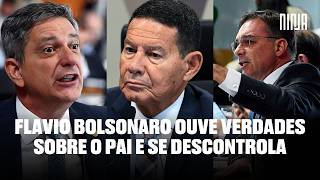 🔥Flávio Bolsonaro dá chilique ao ouvir que Jair vai preso🔥Rogério Carvalho detonou golpe fracassado🔥 [upl. by Apfel]