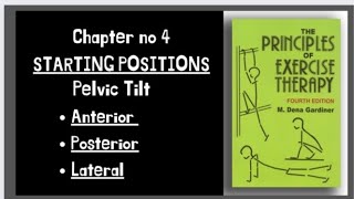 Pelvic tilt Anterior pelvic tilt Posterior pelvic tilt Lateral pelvic tilt Kinesiology [upl. by Nanaek]