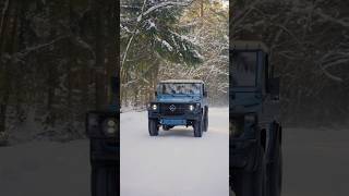 Vintage GWagen Back Road Adventures car snow christmas holiday [upl. by Nilorac]