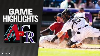 Dbacks vs Rockies Game Highlights 91824  MLB Highlights [upl. by Ayekel865]