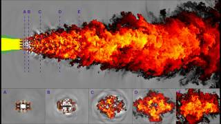 Effects of Chevrons on Jet Noise CFD Simulation [upl. by Judsen94]