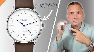 Bauhaus on a Budget Sternglas Naos Automatic 38mmBetter than I expected [upl. by Diet]