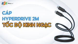 Cáp HyperDrive 6ft2m Thunderbolt 4 PD 100W Truyền tải dữ liệu với tốc độ đáng kinh ngạc [upl. by Mariquilla]