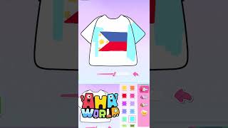 Can you name these flags DIY country flag shirts in Aha World ahaworld avatarworld tocaboca [upl. by Suinotna]