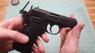 Umarex PPKS legends Blowback Unboxing Review and Shooting test [upl. by Erusaert]