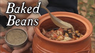 Baked Beans  18th Century Cooking [upl. by Cattier]