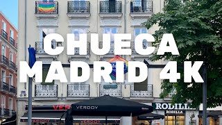 WALKING TOUR CHUECA  MADRID 4K DICIEMBRE2021 [upl. by Anwahsal]