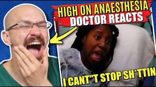 DOCTOR reacts to HILARIOUS ANESTHESIA REACTIONS [upl. by Rramed]