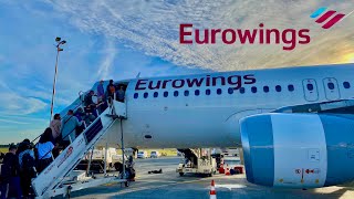 TRIP REPORT english  Eurowings  Dusseldorf  Berlin  A320216  ECONOMY [upl. by Eserahc]