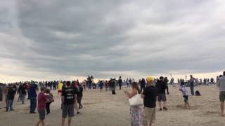 Thunderbirds Sneak Pass Jones Beach 2017 [upl. by Eninnej]