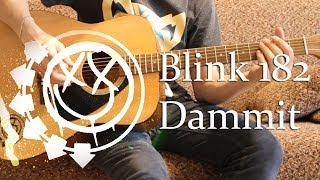 Как играть Blink182  Dammit [upl. by Pontius]