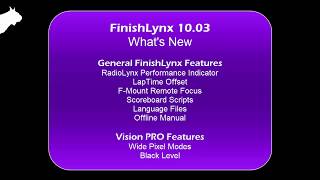 FinishLynx 1003 New Features  Video Release Notes [upl. by Breeze693]