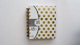 The Happy Planner™ Preview  Gold Dots [upl. by Napra]