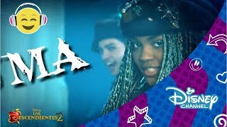 Los Descendientes 2  Videoclip Whats My Name LYRIC VERSION  Disney Channel Oficial [upl. by Nosyaj]