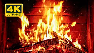 🔥 Cozy Fireplace 4K 12 HOURS Fireplace with Crackling Fire Sounds Crackling Fireplace 4K [upl. by Rotberg]