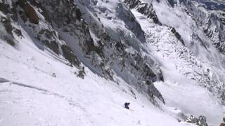 Freeride au couloir des Cosmiques [upl. by Aihsercal]