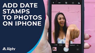 How to Add Date Stamps to Photos on the iPhone [upl. by Rancell777]