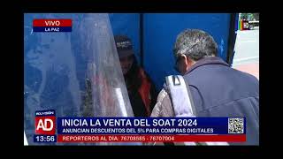 Inicia la venta del SOAT 2024 [upl. by Nonnah923]