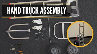 Hand Truck Assembly  How to Assemble a Hand Truck  US Cargo Control [upl. by Zolly453]