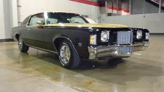 1972 Pontiac Grand Prix SSJ Hurst 455 in Black  Gold on My Car Story with Lou Costabile [upl. by Devonna637]