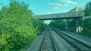 Metra Union Pacific North Line Timelapse PetersonRidge to Chicago OTC 5212024 [upl. by Skillern924]