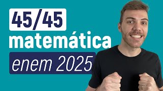 O único Caminho Possível para Gabaritar Matemática no Enem 2025 sem enrolação [upl. by Chemaram459]