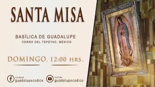 Santa Misa Basílica de Guadalupe Domingo 2 JUNIO 2024 1200 hrs [upl. by Suoivart]