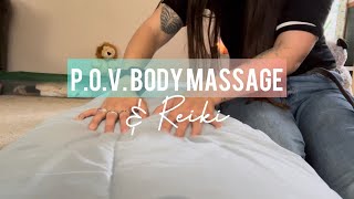 ASMR  POV Full Body Massage amp Reiki Fast Chaotic [upl. by Ramsa]